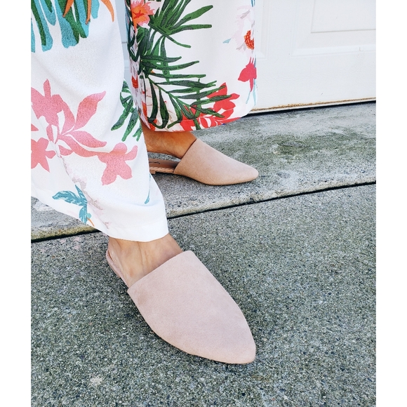 Price firm!The Marcy// warm taupe mule flat - Picture 5 of 5